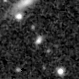F277W image, 3.2 arcsec across, north up