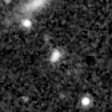 F356W image, 3.2 arcsec across, north up