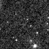 F115W image, 3.2 arcsec across, north up