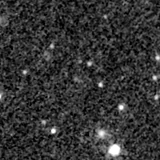 F150W image, 3.2 arcsec across, north up