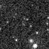 F200W image, 3.2 arcsec across, north up