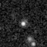 F444W image, 3.2 arcsec across, north up