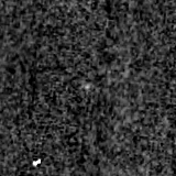 F090W image, 3.2 arcsec across, north up