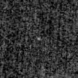 F200W image, 3.2 arcsec across, north up