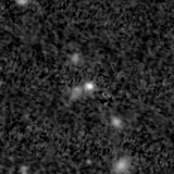 F150W image, 3.2 arcsec across, north up