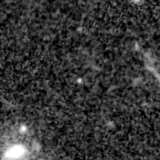F115W image, 3.2 arcsec across, north up