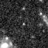 F200W image, 3.2 arcsec across, north up