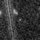 F200W image, 3.2 arcsec across, north up