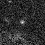 F200W image, 3.2 arcsec across, north up