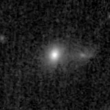 F200W image, 3.2 arcsec across, north up