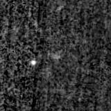 F115W image, 3.2 arcsec across, north up