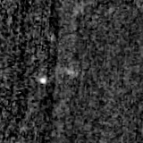 F150W image, 3.2 arcsec across, north up