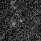 F090W image, 3.2 arcsec across, north up