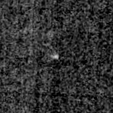 F200W image, 3.2 arcsec across, north up