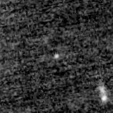 F200W image, 3.2 arcsec across, north up