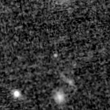 F200W image, 3.2 arcsec across, north up