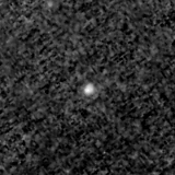 F115W image, 3.2 arcsec across, north up