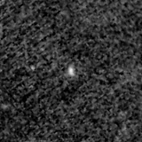 F150W image, 3.2 arcsec across, north up