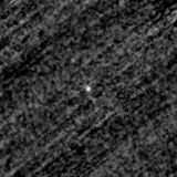 F115W image, 3.2 arcsec across, north up