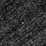 F150W image, 3.2 arcsec across, north up