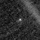 F150W image, 3.2 arcsec across, north up