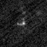 F150W image, 3.2 arcsec across, north up