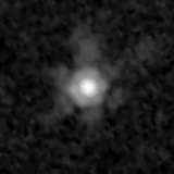 F444W image, 3.2 arcsec across, north up