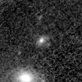 F150W image, 3.2 arcsec across, north up