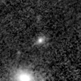 F200W image, 3.2 arcsec across, north up