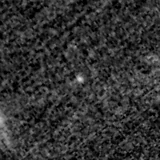 F115W image, 3.2 arcsec across, north up
