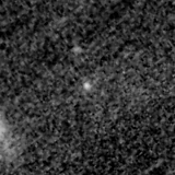 F150W image, 3.2 arcsec across, north up