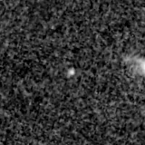 F150W image, 3.2 arcsec across, north up