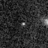 F200W image, 3.2 arcsec across, north up