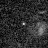 F200W image, 3.2 arcsec across, north up