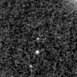 F150W image, 3.2 arcsec across, north up