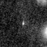 F150W image, 3.2 arcsec across, north up