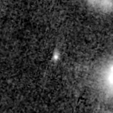 F200W image, 3.2 arcsec across, north up