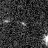 F150W image, 3.2 arcsec across, north up