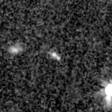 F200W image, 3.2 arcsec across, north up