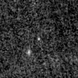 F115W image, 3.2 arcsec across, north up
