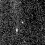 F200W image, 3.2 arcsec across, north up