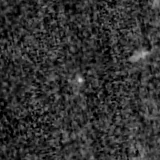 F150W image, 3.2 arcsec across, north up