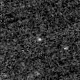 F150W image, 3.2 arcsec across, north up