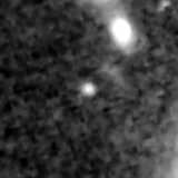 F277W image, 3.2 arcsec across, north up