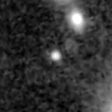 F444W image, 3.2 arcsec across, north up