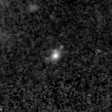 F150W image, 3.2 arcsec across, north up