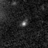 F200W image, 3.2 arcsec across, north up