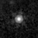 F444W image, 3.2 arcsec across, north up