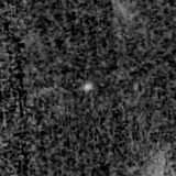 F200W image, 3.2 arcsec across, north up