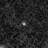 F150W image, 3.2 arcsec across, north up